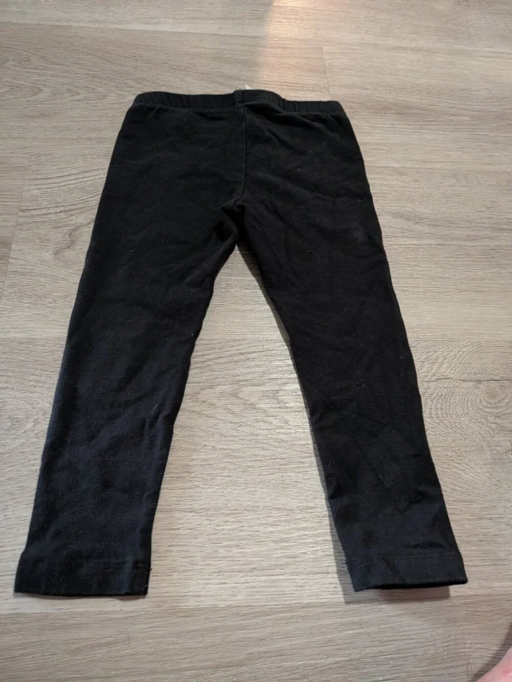 Gymboree Girls 2T Black Leggings Cat Knee Patch Discontinued